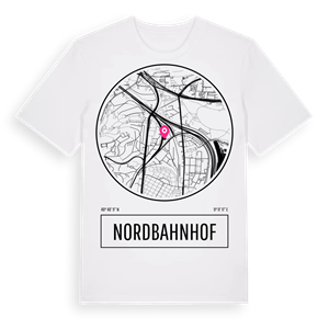 Nordbahnhof t-shirt – ekologisk bomull t-shirt från Pinshirt