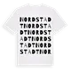 Nordstadt ordlek t-shirt