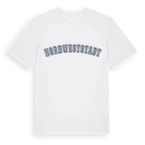 Nordweststadt college t-shirt – ekologisk bomull t-shirt från Pinshirt