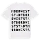Nordweststadt ordlek t-shirt