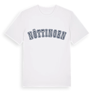 Nöttingen college t-shirt – ekologisk bomull t-shirt från Pinshirt