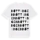 Nöttingen ordlek t-shirt