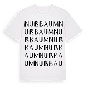 Nußbaum ordlek t-shirt – ekologisk bomull t-shirt från Pinshirt