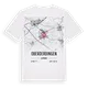 Oberderdingen karta t-shirt
