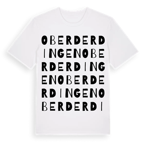 Oberderdingen ordlek t-shirt – ekologisk bomull t-shirt från Pinshirt