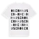 Oberhausen-Rheinhausen ordlek t-shirt