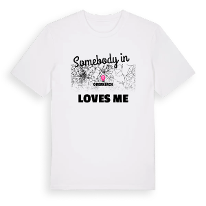 Någon i Oberkirch älskar mig t-shirt – ekologisk bomull t-shirt från Pinshirt