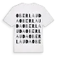 Oberlauda ordlek t-shirt