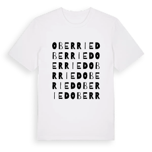 Oberried ordlek t-shirt – ekologisk bomull t-shirt från Pinshirt