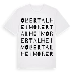Obertalheim ordlek t-shirt – ekologisk bomull t-shirt från Pinshirt