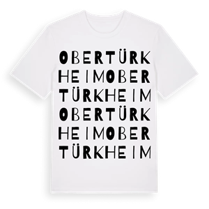 Obertürkheim ordlek t-shirt – ekologisk bomull t-shirt från Pinshirt