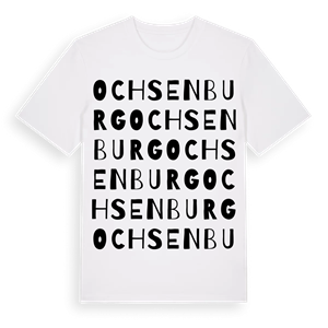Ochsenburg ordlek t-shirt – ekologisk bomull t-shirt från Pinshirt