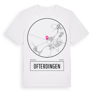 Ofterdingen t-shirt – ekologisk bomull t-shirt från Pinshirt