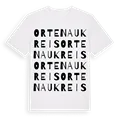 Ortenaukreis ordlek t-shirt