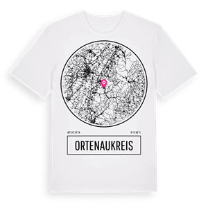 Ortenaukreis t-shirt – ekologisk bomull t-shirt från Pinshirt