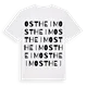 Ostheim ordlek t-shirt