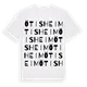 Ötisheim ordlek t-shirt