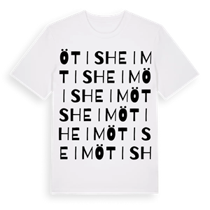 Ötisheim ordlek t-shirt – ekologisk bomull t-shirt från Pinshirt
