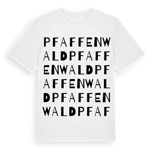 Pfaffenwald ordlek t-shirt – ekologisk bomull t-shirt från Pinshirt