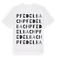 Pfedelbach ordlek t-shirt