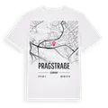 Pragstraße karta t-shirt