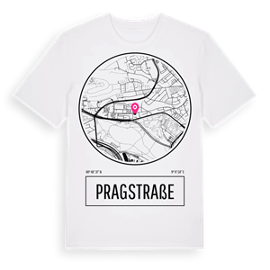 Pragstraße t-shirt – ekologisk bomull t-shirt från Pinshirt