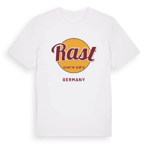 Rast cirkel t-shirt – ekologisk bomull t-shirt från Pinshirt