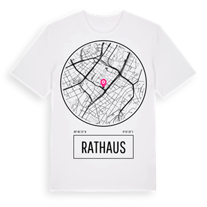 Rathaus t-shirt – ekologisk bomull t-shirt från Pinshirt