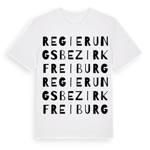 Regierungsbezirk Freiburg ordlek t-shirt – ekologisk bomull t-shirt från Pinshirt
