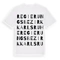 Regierungsbezirk Karlsruhe ordlek t-shirt