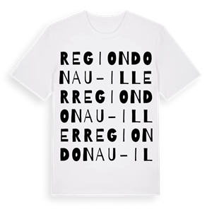 Region Donau-Iller ordlek t-shirt – ekologisk bomull t-shirt från Pinshirt
