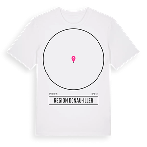 Region Donau-Iller t-shirt – ekologisk bomull t-shirt från Pinshirt