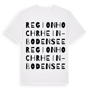 Region Hochrhein-Bodensee ordlek t-shirt – ekologisk bomull t-shirt från Pinshirt