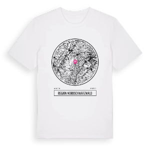 Region Nordschwarzwald t-shirt – ekologisk bomull t-shirt från Pinshirt