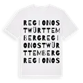 Region Ostwürttemberg ordlek t-shirt