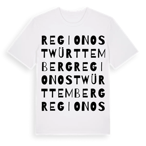 Region Ostwürttemberg ordlek t-shirt – ekologisk bomull t-shirt från Pinshirt