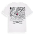 Region Schwarzwald-Baar-Heuberg karta t-shirt