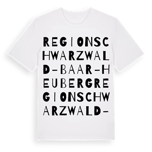 Region Schwarzwald-Baar-Heuberg ordlek t-shirt – ekologisk bomull t-shirt från Pinshirt