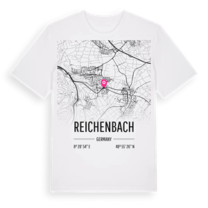 Reichenbach karta t-shirt – ekologisk bomull t-shirt från Pinshirt