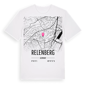 Relenberg karta t-shirt – ekologisk bomull t-shirt från Pinshirt