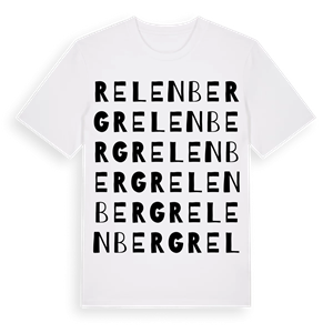 Relenberg ordlek t-shirt – ekologisk bomull t-shirt från Pinshirt