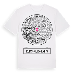 Rems-Murr-Kreis t-shirt – ekologisk bomull t-shirt från Pinshirt