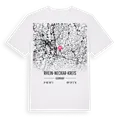 Rhein-Neckar-Kreis karta t-shirt