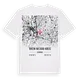 Rhein-Neckar-Kreis karta t-shirt
