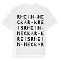 Rhein-Neckar-Kreis ordlek t-shirt