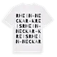 Rhein-Neckar-Kreis ordlek t-shirt