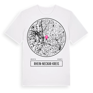 Rhein-Neckar-Kreis t-shirt – ekologisk bomull t-shirt från Pinshirt