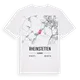 Rheinstetten karta t-shirt