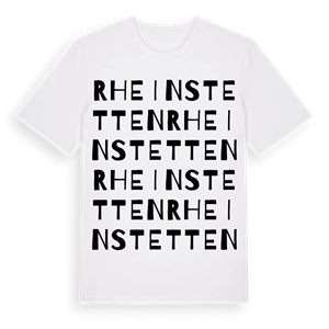 Rheinstetten ordlek t-shirt – ekologisk bomull t-shirt från Pinshirt