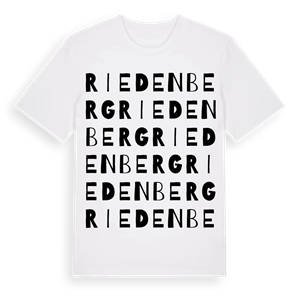 Riedenberg ordlek t-shirt – ekologisk bomull t-shirt från Pinshirt